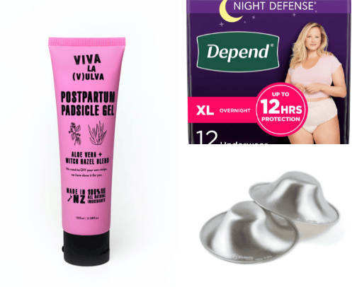 New Mum essentials cover photo collage