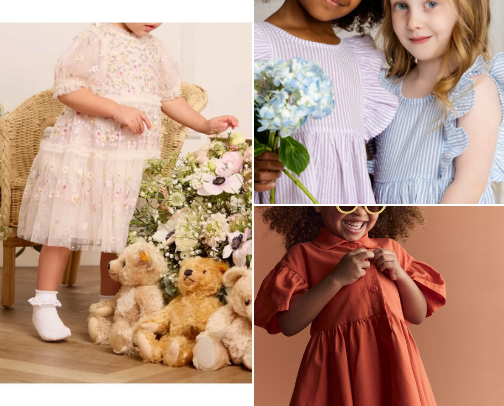 Girls’ Dresses for Every Occasion cover photo collage