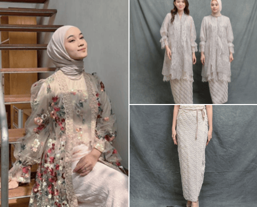 Kebaya Anggun Aesthetic cover photo collage