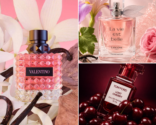 The perfumes I wear when I want to be remembered 👀💐 cover photo collage