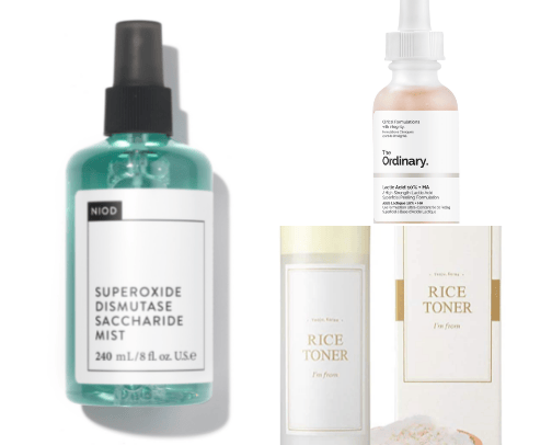 Skincare cover photo collage