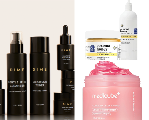 Beauty products you will find in my home cover photo collage