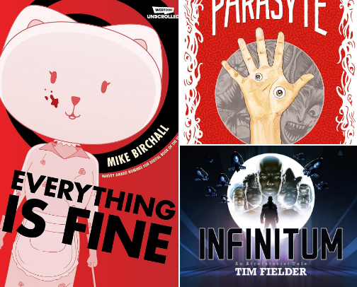 Phenomenal Graphic Novels, Mangas, & Webtoons! cover photo collage