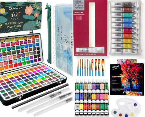 Painting Essentials: My Favorite Tools & Supplies for Artists cover photo collage