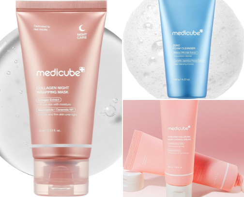 Skincare routine 💖💖✨️ cover photo collage
