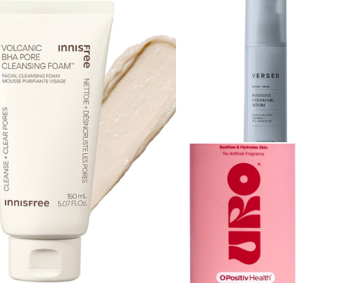 Underrated Skincare products cover photo collage