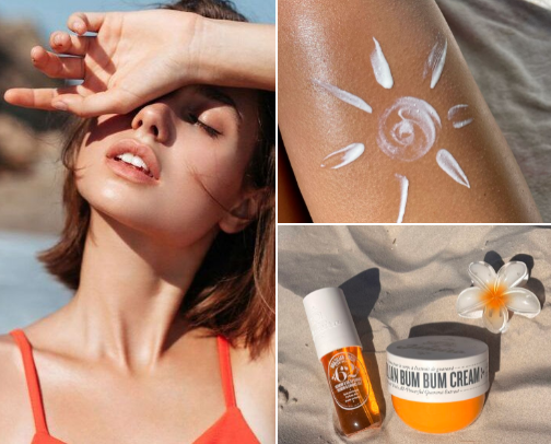 Summer Glow Essentials 👙⛱️ cover photo collage