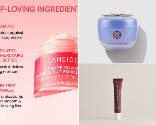 My favorite daily beauty products cover photo collage