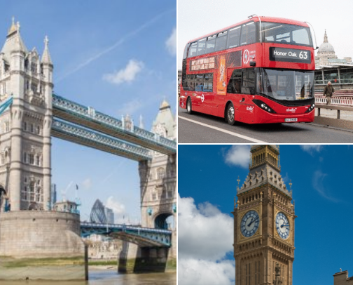 A Beginner's Guide to London! cover photo collage