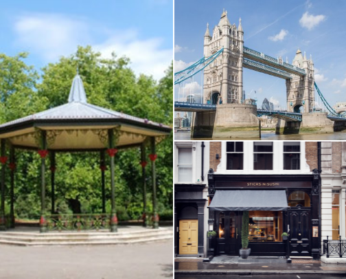 my london favs cover photo collage