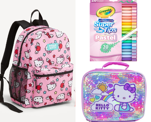 BACK TO SCHOOL SUPPLIES cover photo collage