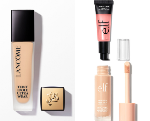 My favorite beauty recs from someone who HATES having to touch up throughout the day and wants makeup to last through blood, sweat, and tears. cover photo collage