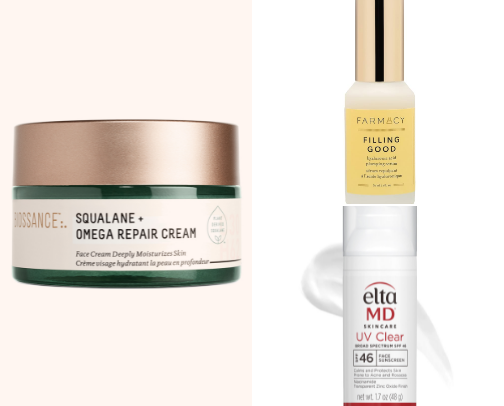 Skincare cover photo collage