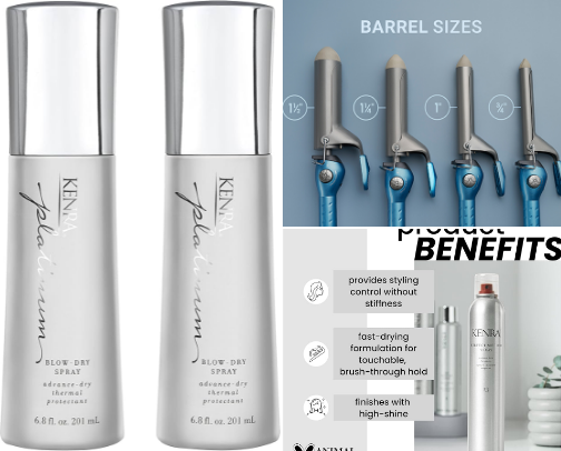 Go to hair products cover photo collage