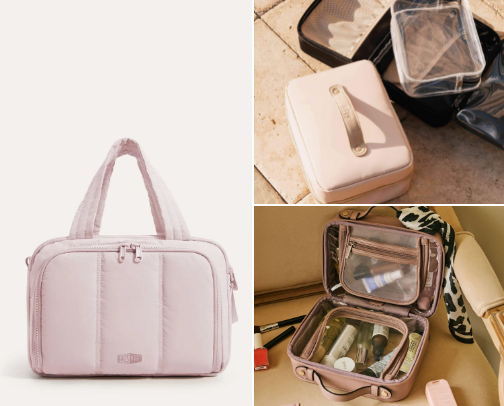 The Aesthetic Toiletry Bag: Travel in Style with Elegance & Function cover photo collage