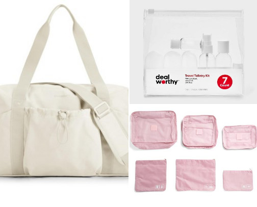 Airport travel essentials ✨ cover photo collage