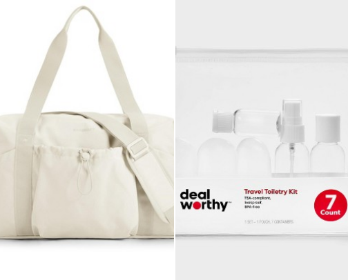 Airport travel essentials ✨ cover photo collage