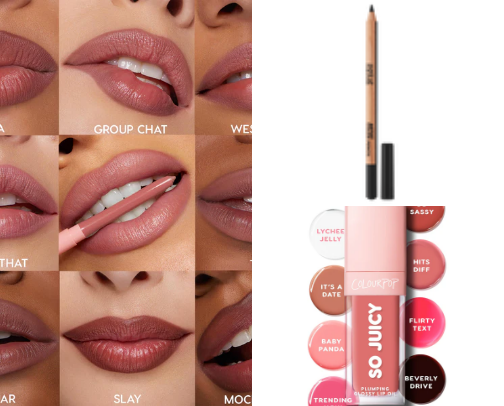 Lips for hot girls cover photo collage