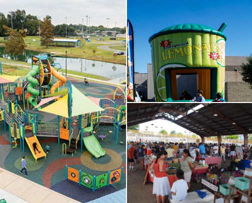 “Southern Escapes & Local Joys” cover photo collage