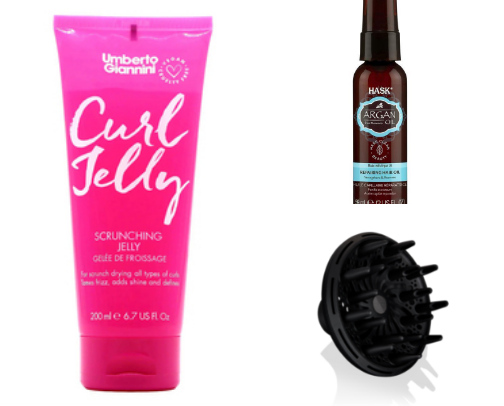 My holy grail curly girl products cover photo collage
