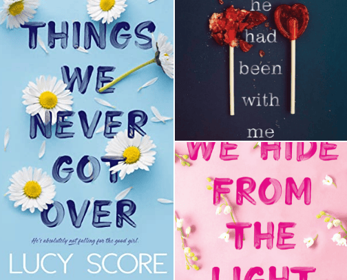 romance books on my shelf cover photo collage