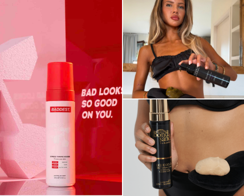 For tan loving girlies prep & results 💕 cover photo collage