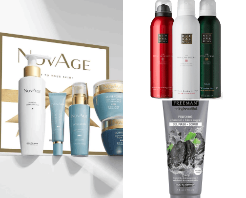 Skin and body care🩷 cover photo collage