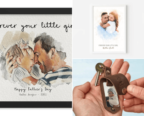 Father's Day Gift Ideas cover photo collage