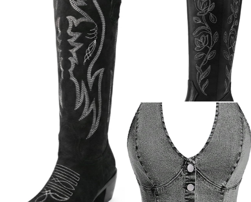 Cute western fits cover photo collage