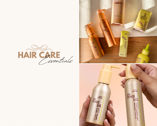 Hair care ESSENTIALS for the girls with inbetween hair 🧖‍♀️🧴 cover photo collage