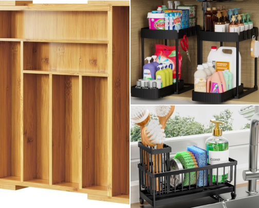 Kitchen & Sink Organization 🧼 cover photo collage