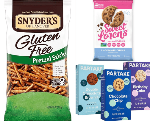 Allergy friendly snacks cover photo collage