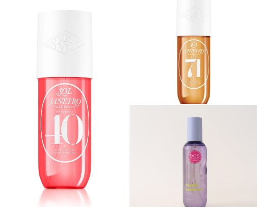 Fragrance land cover photo collage