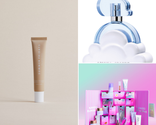 Beauty Products for Christmas cover photo collage