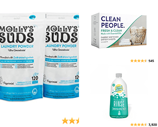 CLEAN - laundry/kitchen supplies cover photo collage