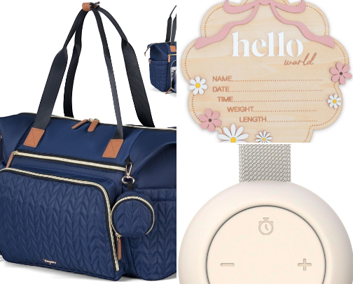 New Mama Hospital Bag Essentials cover photo collage