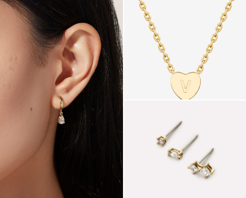 My Everyday Jewelry Stack cover photo collage