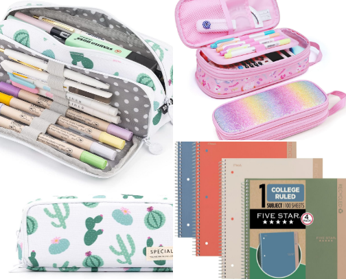 School stuff cover photo collage