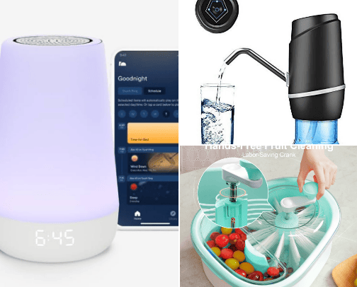 Household items cover photo collage