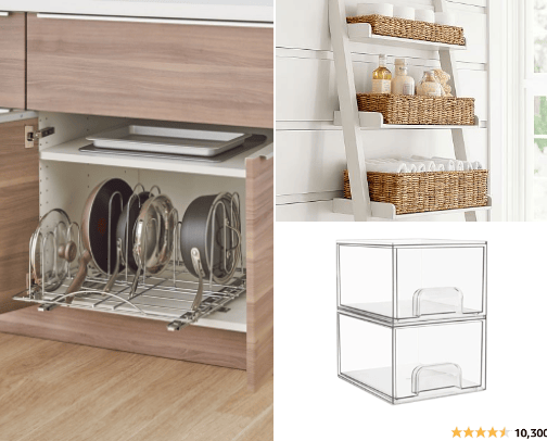 An Organized Home is a Happy Home cover photo collage