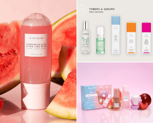 Sephora Best Selller Skincare cover photo collage