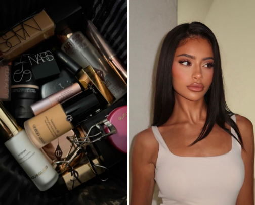 Makeup Moodboard: Glow, Glam & Go cover photo collage