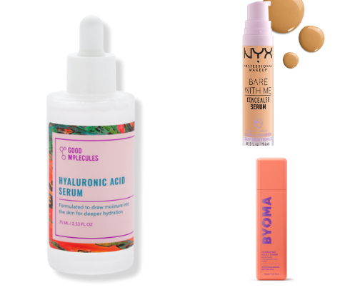 Drugstore Skincare and Makeup (combo skin and acne-prone) cover photo collage