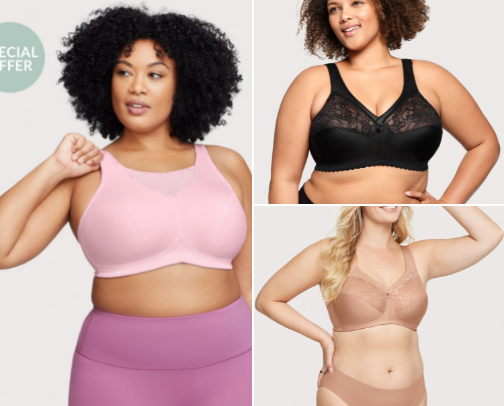 The only bras I can wear at size 46i cover photo collage