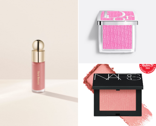 the BEST blushes that won’t instantly disappear cover photo collage