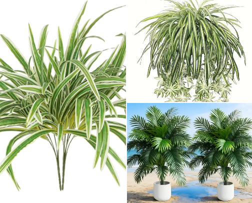 FAUX FLORALS AND GREENERY cover photo collage