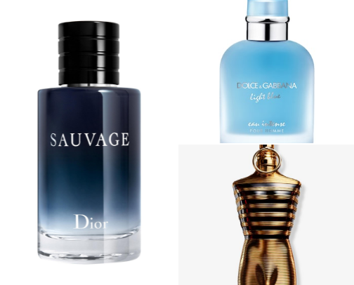 Mens Cologne cover photo collage