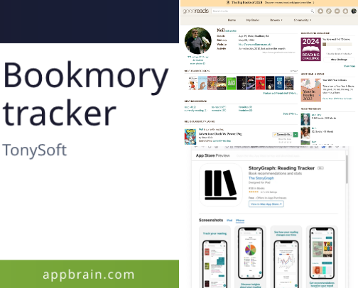 Apps I Use to Read, Track My Reading, and Get Free Books cover photo collage