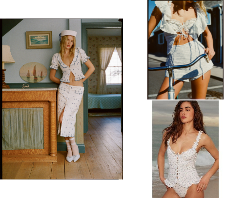 🍋For Love & Lemons Summer Muse Edit 🦢 cover photo collage