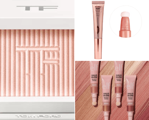 Highlighter for a perfect shine✨️ cover photo collage